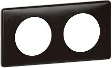 Рамка универсальная Legrand Celiane 2-м. металл карбон  картинка